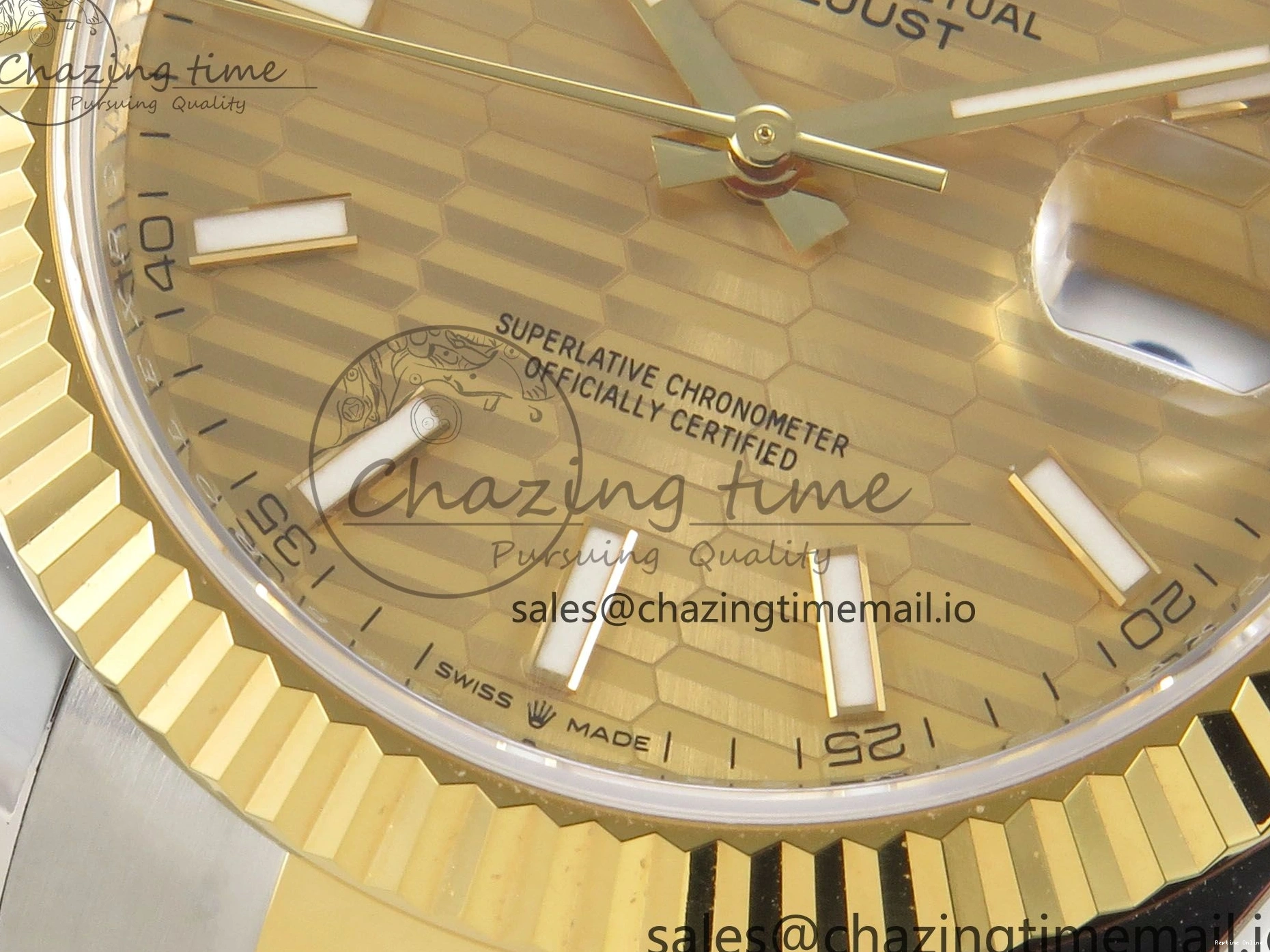 0521 DateJust 41 126333 SS YG ARF 1:1 Best Edition YG Texture Stick Dial on Oyster Bracelet SH3235 (Weighted) Efficient 209
